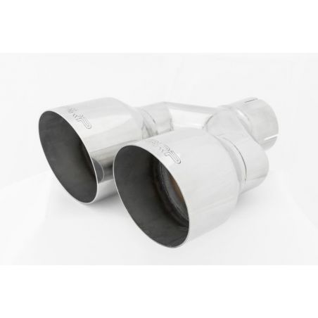 MBRP Universal T304 SS Dual Tip 4in OD/2.5in Inlet