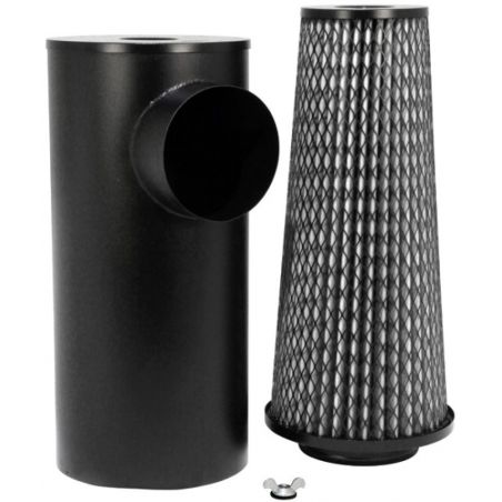 K&N Replacement Canister w/ Air Filter 9-3/4in D 24in H Reverse Flow - HDT