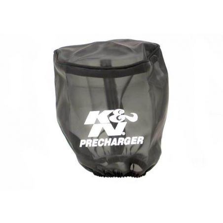 K&N Precharger Round Straight Air Filter Wrap Black - 4.5in ID x 5in H