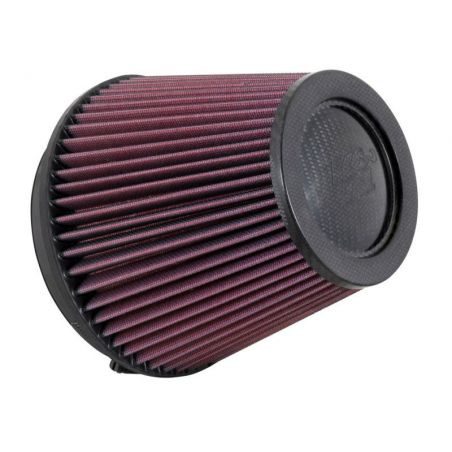 K&N Filter Universal Air Filter Carbon Fiber Top With 6in Flange x 7.5in Base x 6in H