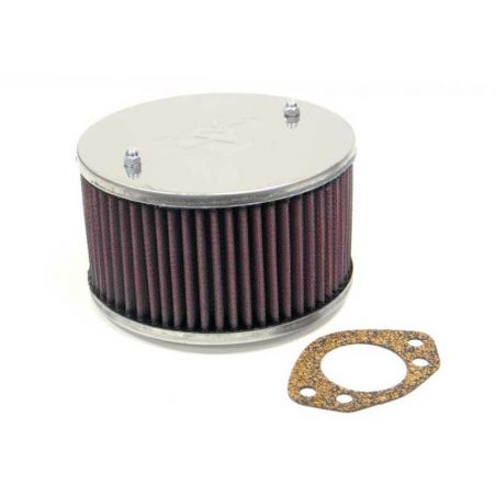 K&N Universal Custom Air Filter - Round 1.625in Flange / 1.625in ID / 2.75in Overall Height