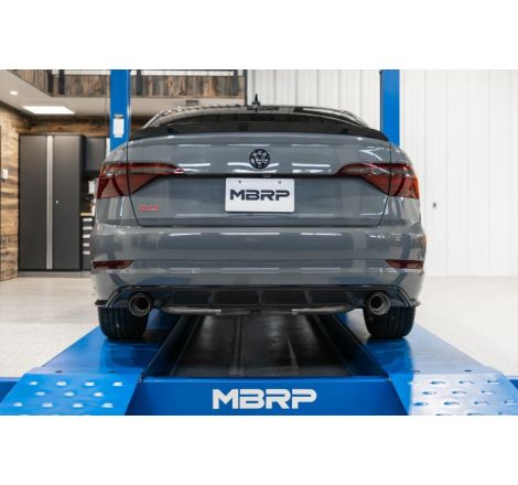 MBRP 19-21 VW Jetta GLI T304 SS 3in Cat-Back Dual Split Rear Exit Exhaust - Carbon Fiber Tips