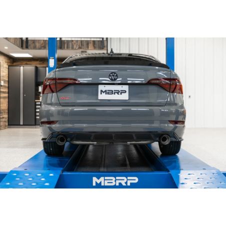 MBRP 19-21 VW Jetta GLI T304 SS 3in Cat-Back Dual Split Rear Exit Exhaust - Carbon Fiber Tips