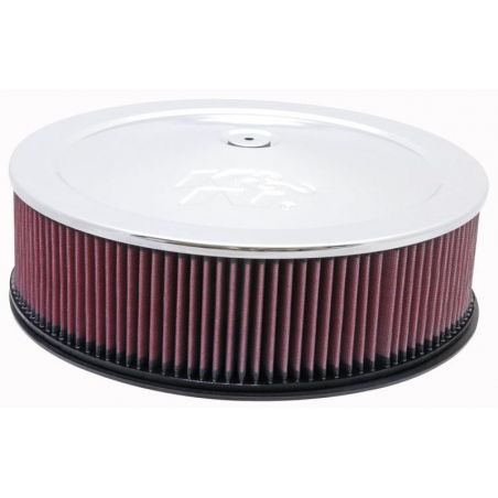 K&N Universal Custom Air Filter - Round 7-5/16in. Flange / 14in. OD / 12in. ID / 5.5in. Height