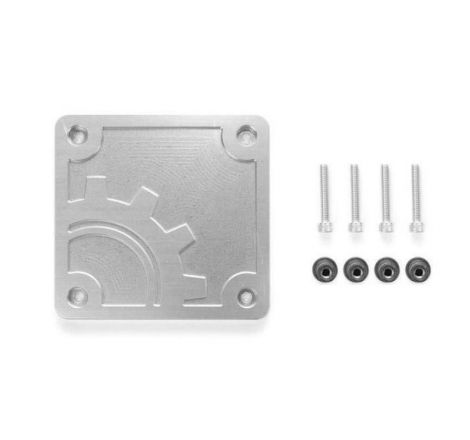 BuiltRight Industries 2020 Jeep Gladiator Bed Plug Plate Cover (Alum) - Silver