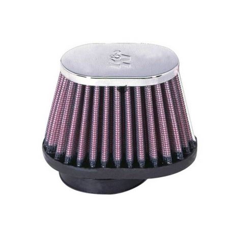 K&N Filter Universal Clamp-On Filter 2in Flange / 2-23/32in Base / 3in x 2in Top / 2-3/4in Height