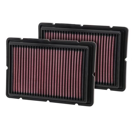 K&N Replacement Air Filter 05-09 Ferrari F360 11.125in O/S Length x 7.625 O/S Width x 1.313in H