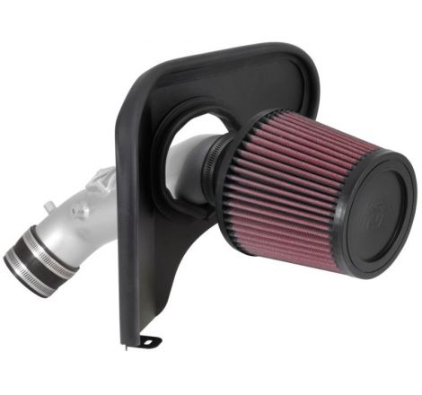 K&N 2013-14 Honda Accord 2.4L L4 69 Series Typhoon Air Intake System - Silver Cold Air Intake Kit