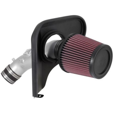 K&N 2013-14 Honda Accord 2.4L L4 69 Series Typhoon Air Intake System - Silver Cold Air Intake Kit