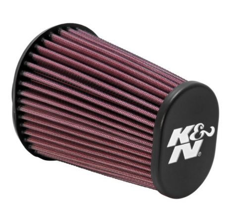 K&N Univrsl Rubber Oval Tprd Filter 2.438in F ID/3.75in B-OW/4.5in B-OL/2.5in T-OW/3.5in T-OL/6in H