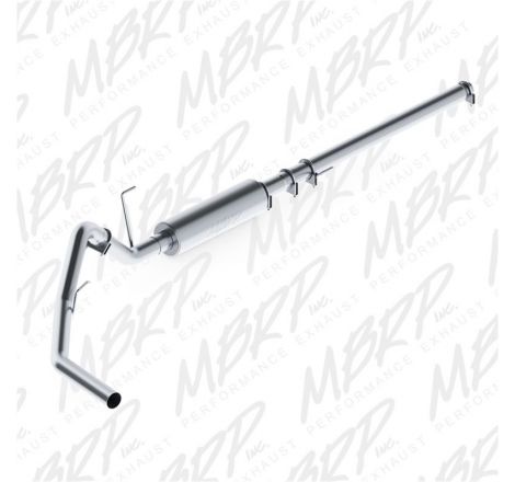 MBRP 2004-2008 Ford F150 EC/CC-SB 3in Cat Back Single Side AL P Series Exhaust