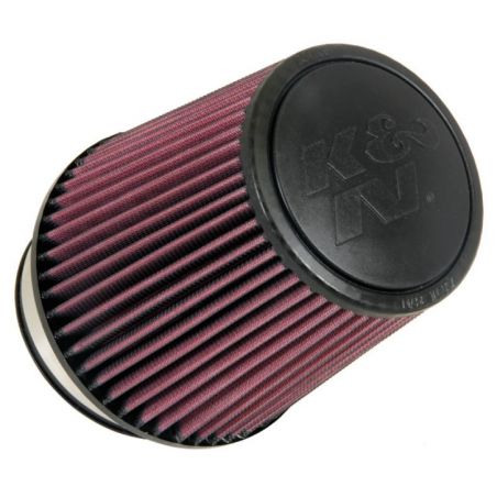 K&N Univ Rubber Round Tapered Filter 4.375in Flg ID/10 Deg Flg Angle 6in B OD/4.625in T OD/6.5in H