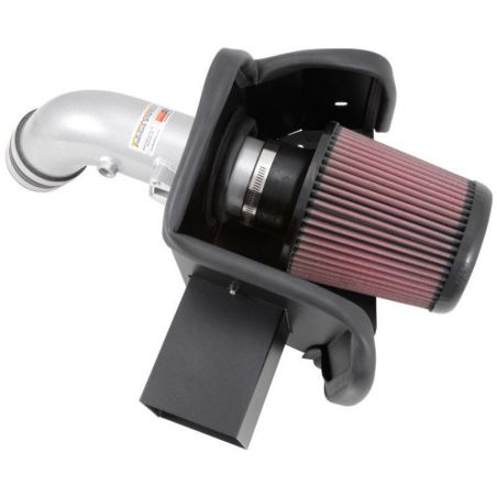 K&N 69 Series Typhoon Performance Intake Kit - Silver for 13-14 Nissan Altima 2.5L L4