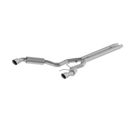 MBRP 15-17 Ford Mustang GT 5.0 3in Cat Back Dual Split Rear Race Version 4.5in Tips - Aluminized