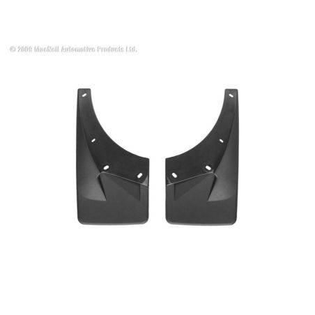 WeatherTech 07+ Chevrolet Avalanche No Drill Mudflaps - Black