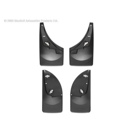 WeatherTech 08-10 Ford F250/F350/F450/F550 No Drill Mudflaps - Black