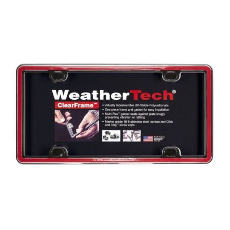 WeatherTech ClearFrame Kit - Red