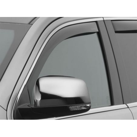 WeatherTech 11+ Jeep Grand Cherokee Front Side Window Deflectors - Dark Smoke