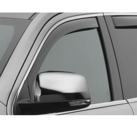 WeatherTech 11+ Jeep Grand Cherokee Front Side Window Deflectors - Dark Smoke