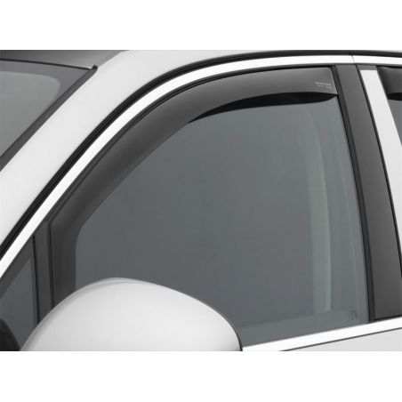 WeatherTech 11+ Volkswagen Touareg Front Side Window Deflectors - Dark Smoke