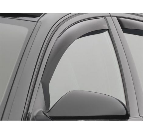 WeatherTech 12+ Audi A6/S6 Front Side Window Deflectors - Dark Smoke