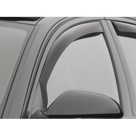 WeatherTech 12+ Audi A6/S6 Front Side Window Deflectors - Dark Smoke