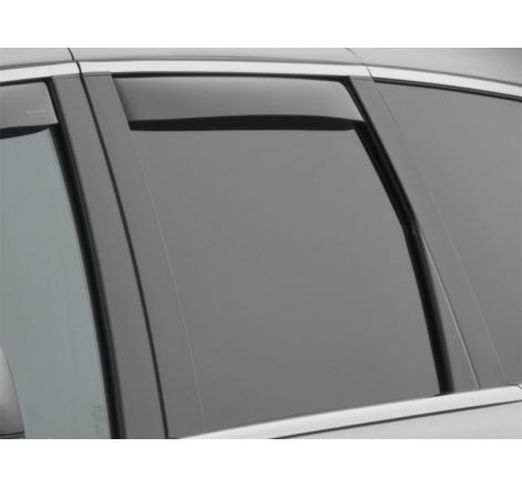 WeatherTech 11+ Jeep Grand Cherokee Rear Side Window Deflectors - Dark Smoke