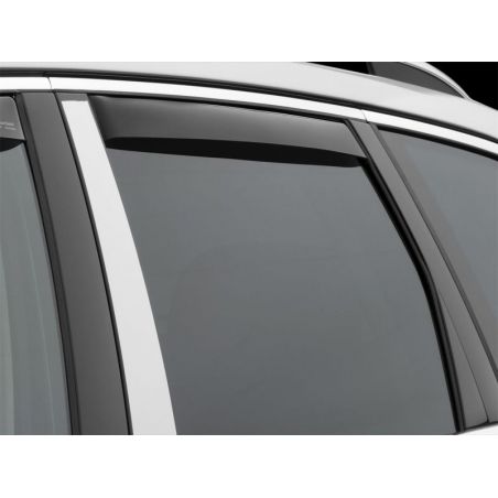 WeatherTech 11+ Volkswagen Touareg Rear Side Window Deflectors - Dark Smoke