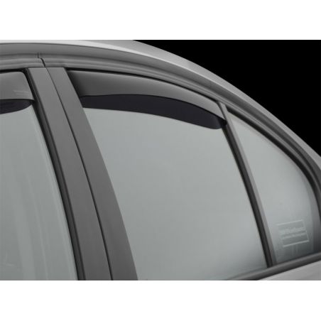 WeatherTech 12+ BMW 3-Series Rear Side Window Deflectors - Dark Smoke