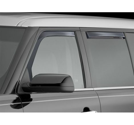 WeatherTech 09+ Ford Flex Front and Rear Side Window Deflectors - Dark Smoke