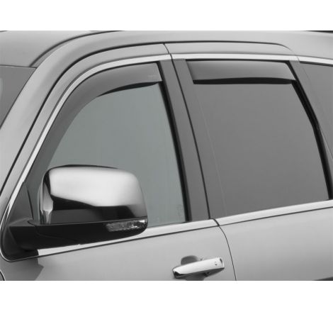 WeatherTech 11+ Jeep Grand Cherokee Front and Rear Side Window Deflectors - Dark Smoke