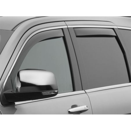 WeatherTech 11+ Jeep Grand Cherokee Front and Rear Side Window Deflectors - Dark Smoke