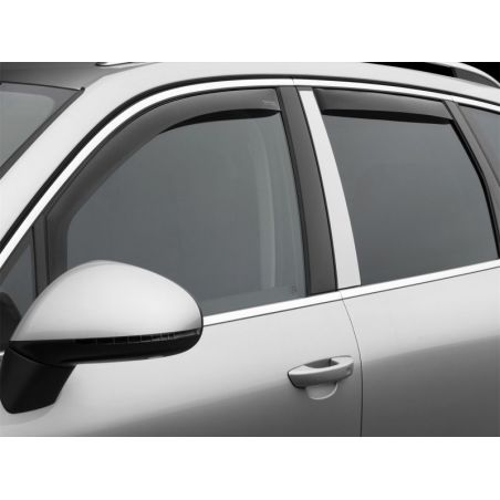 WeatherTech 11+ Volkswagen Touareg Front and Rear Side Window Deflectors - Dark Smoke