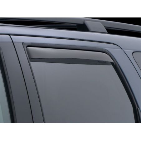 WeatherTech 08+ Toyota Sequoia Rear Side Window Deflectors - Dark Smoke