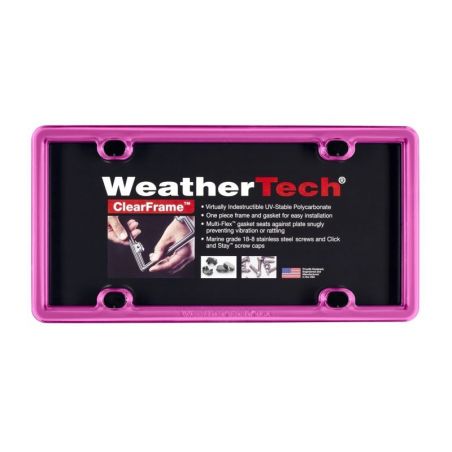 WeatherTech ClearFrame - Hot Pink