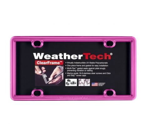 WeatherTech ClearFrame - Hot Pink