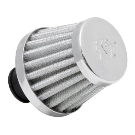 K&N 2in Base OD x .375in Flange ID x 1.75in H Rubber Base Crankcase Vent Filter - White