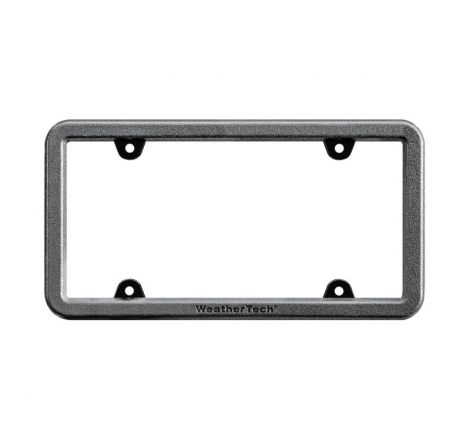 WeatherTech BumpFrame Black Satin Textured Finish License Plate Frame