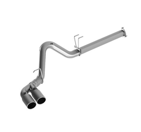 MBRP 2015 Ford F250/350/450 6.7L 4in Filter Back Dual Single Side Exit 5in Tips T409 Exhaust