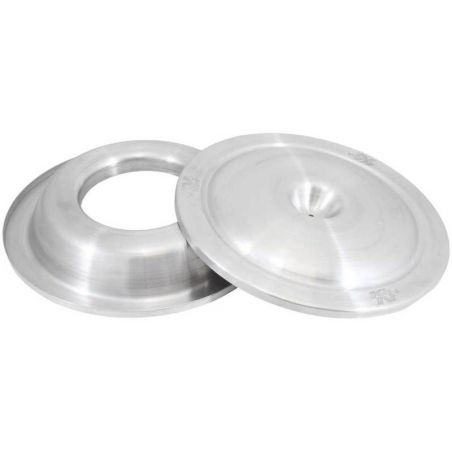 K&N 16in Spun Aluminum Top & Bottom Plate