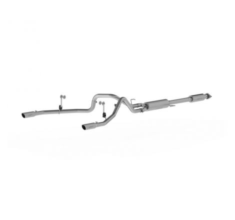 MBRP 2015 Ford F-150 5.0L 3in Cat Back Dual Split Rear Exit T409 Exhaust System