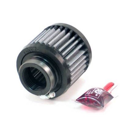 K&N 1.375in Flange ID x 3in OD x 2.5in H Rubber Base Crankcase Vent Filter