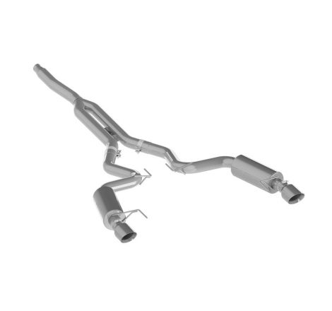 MBRP 15-18 Ford Mustang EcoBoost 2.3L Alum 3in Cat Back Dual Split Rear Exit (Street Version)