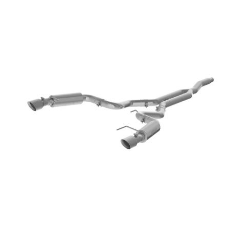 MBRP 15-18 Ford Mustang EcoBoost 2.3L T409 3in Cat Back Dual Split Rear Exit (Race Version)