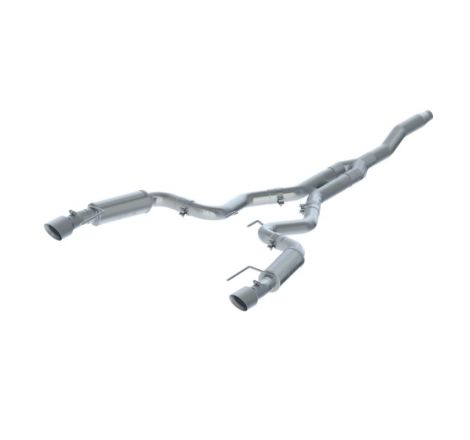 MBRP 15-18 Ford Mustang EcoBoost 2.3L T409 3in Cat Back Dual Split Rear Exit (Race Version)