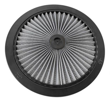 K&N X-Stream Top Filter 14in OD Black Round Lid