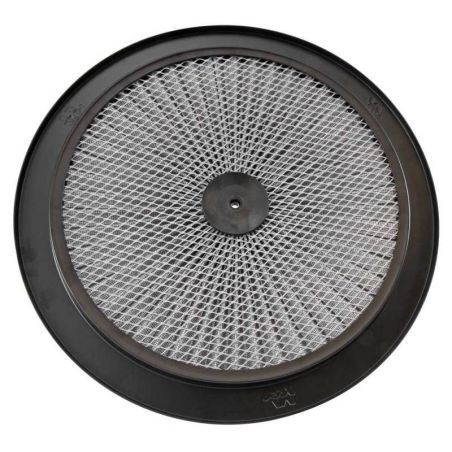 K&N X-Stream Top Filter 14in OD Black Round Lid