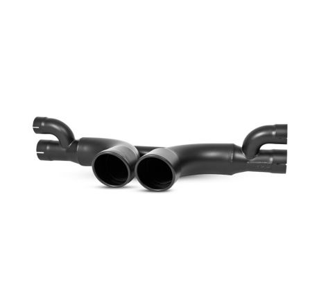 MBRP 14-15 Porsche GT3/GT3RS 3in Center Muffler Bypass 4in Tips - Black Coated