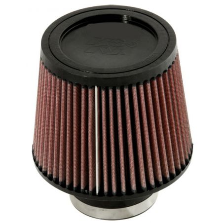 K&N Universal Rubber Filter-Round Tapered 3in Flange ID x 6in Base OD x 6in Top OD x 5in H