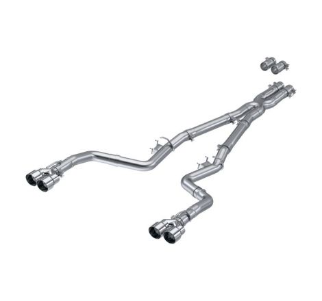 MBRP 15-Up Challenger 5.7L /  17-Up 6.2L/6.4L 3in Race Series Cat-Back w/ Quad Tips AS Exhaust